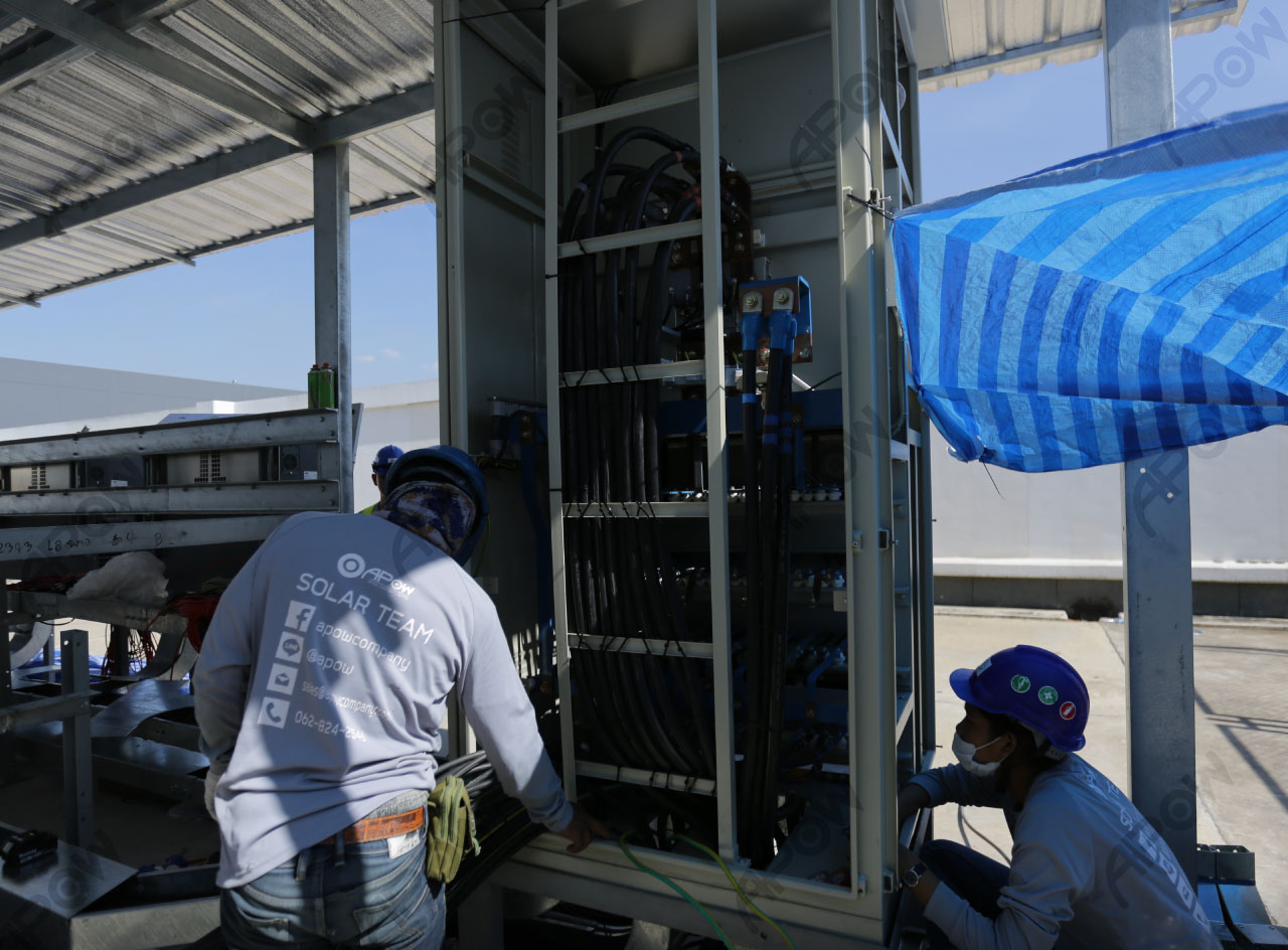 โครงการติดตั้งระบบ โครงการติดตั้งระบบ Solar rooftop บนอาคารสำนักงานขนาดใหญ่